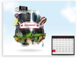 E-Calendar template for MULTIRAMA